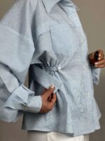 شومیز راه راه - تصویر 3